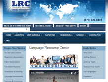 Tablet Screenshot of languagerc.net